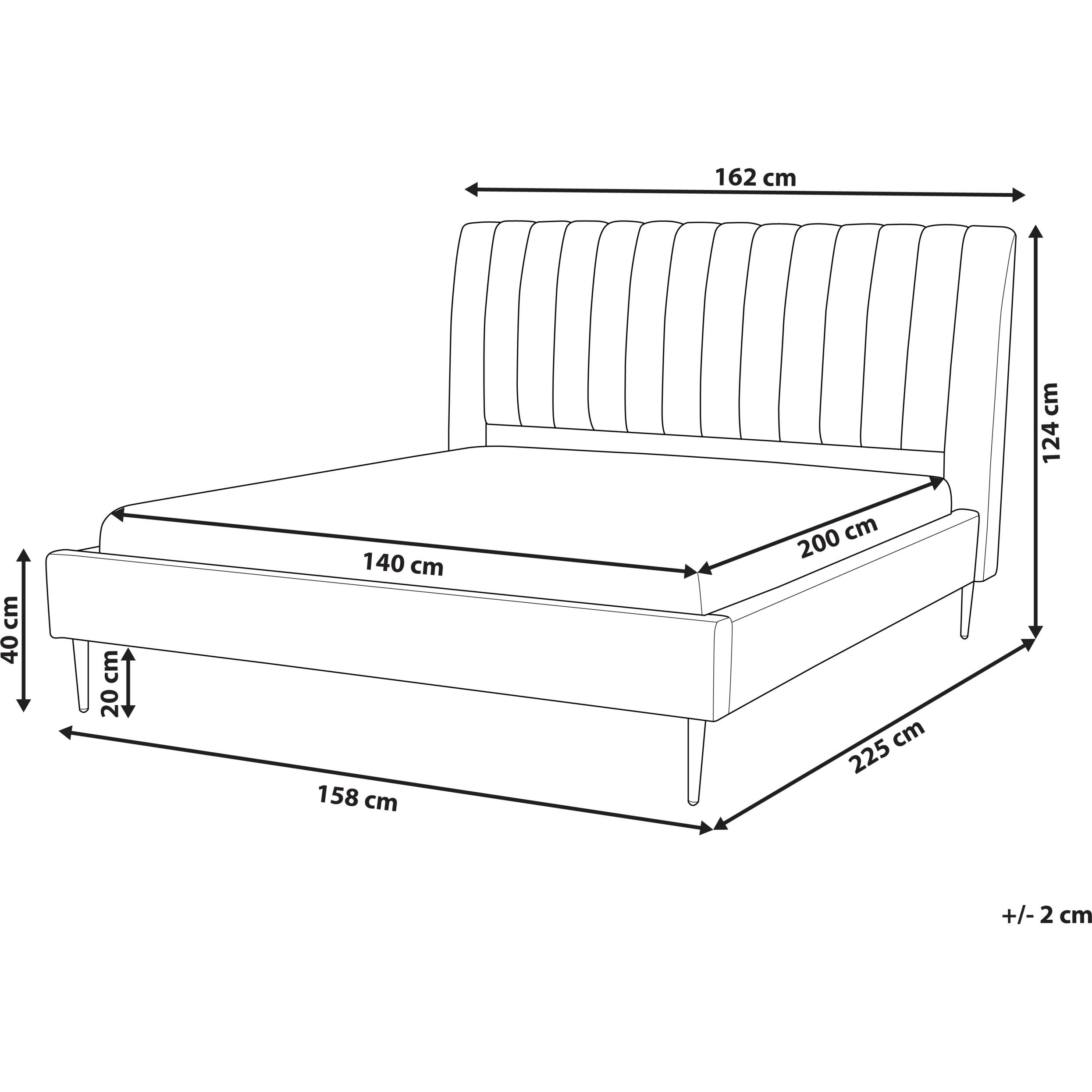 Thumbnail - Beliani, Bett, Marville (140 x 200 cm)