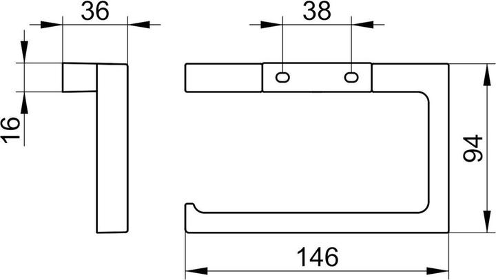 Produktbild Keuco Edition 11 Toilettenpapierhalter