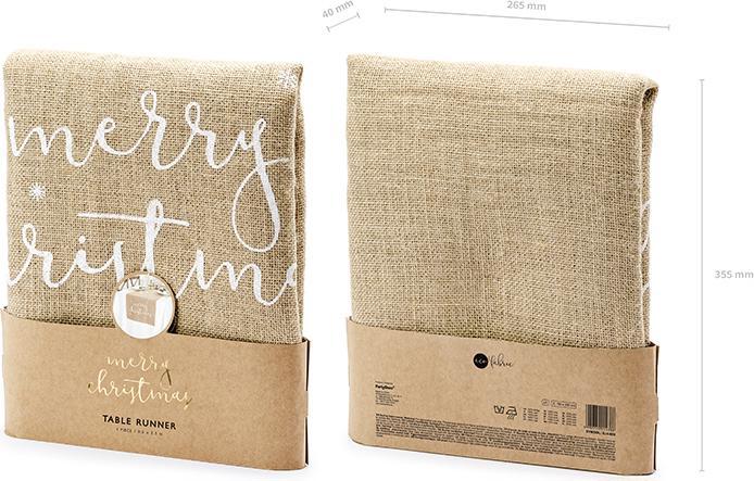 Actual product image Partydeco Merry Christmas (50 x 250 cm)
