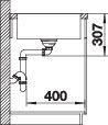 Produktbild Blanco AXIA III 45 S-F (77 cm, 50 cm)