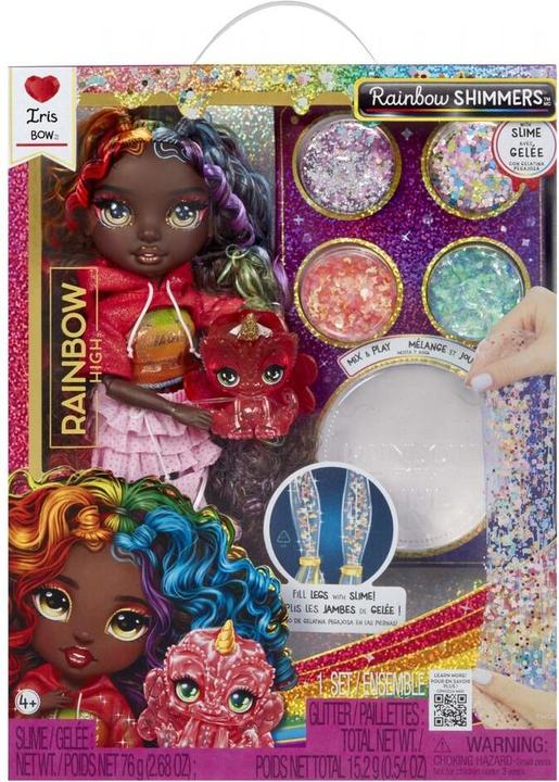 Actual product image Rainbow High Regenbogen Schimmert + Schleim Iris