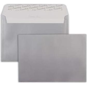 Blanke, Briefumschlag, Briefumschläge C5 130g/qm haftklebend VE=100 Stück silber (162 x 229 mm, 100 x)