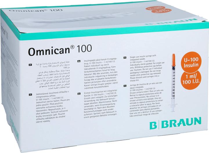 Produktbild B.Braun Omnican Insulin 100 (Insulinspritze)