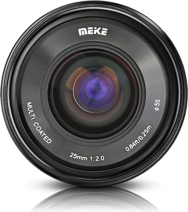 Immagine prodotto Meike MK 25mm F2.0 attacco Sony E (Sony E, APS-C / DX, Full frame)