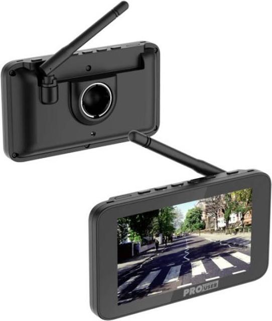 Actual product image ProUser DRC5040 Radio reversing video system IR auxiliary light, distance guidance lines Suction cup