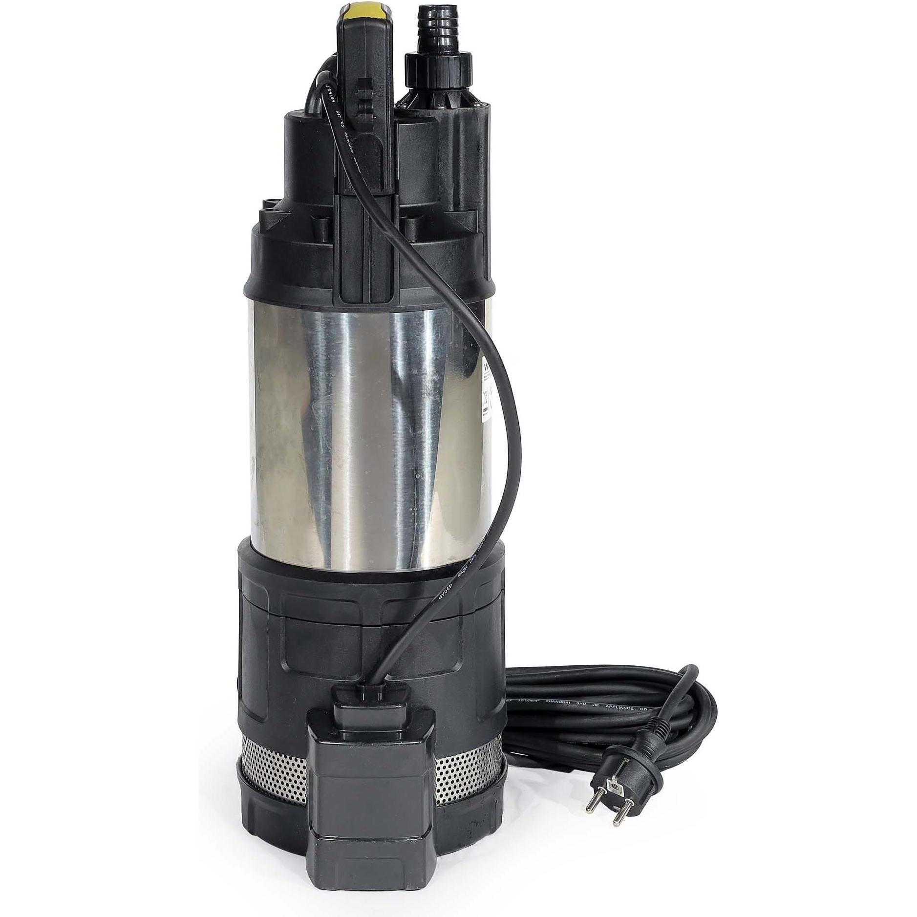 Thumbnail - Wiltec, Wasserpumpe, Tauchpumpe Trockenlaufschutz Schwimmerschalter 1200W Brunnenpumpe 6000l/h (Durchlaufpumpe)