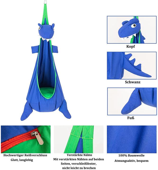 Produktbild Yaersi Dinosaurier Hängesessel