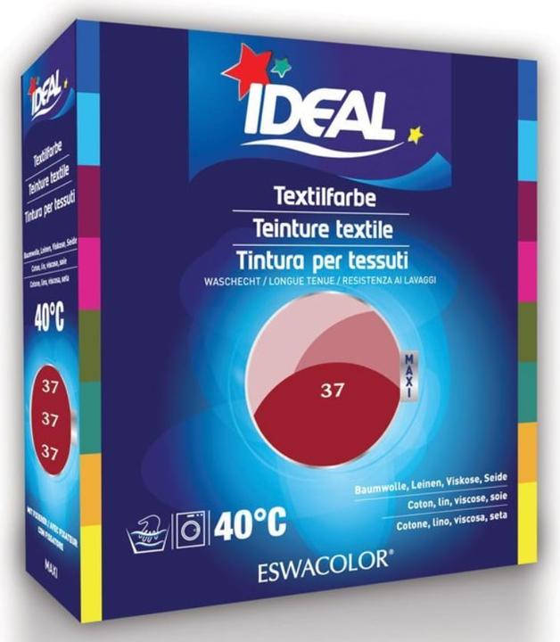 Produktbild Ideal / Eswacolor Textilfarbe Hermesrot (1 Waschgänge, Flüssigwaschmittel)