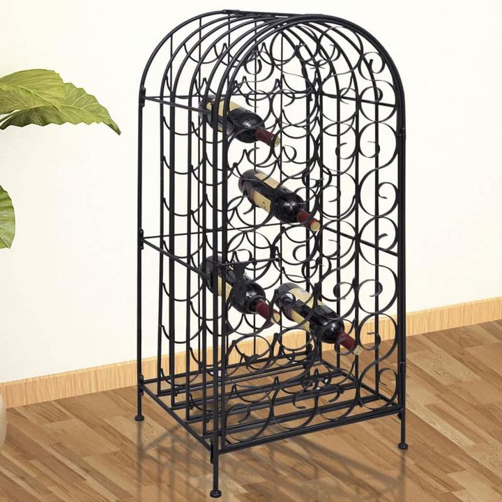 Actual product image vidaXL Weinregal (35 bottles, 44 x 38 x 100 cm)