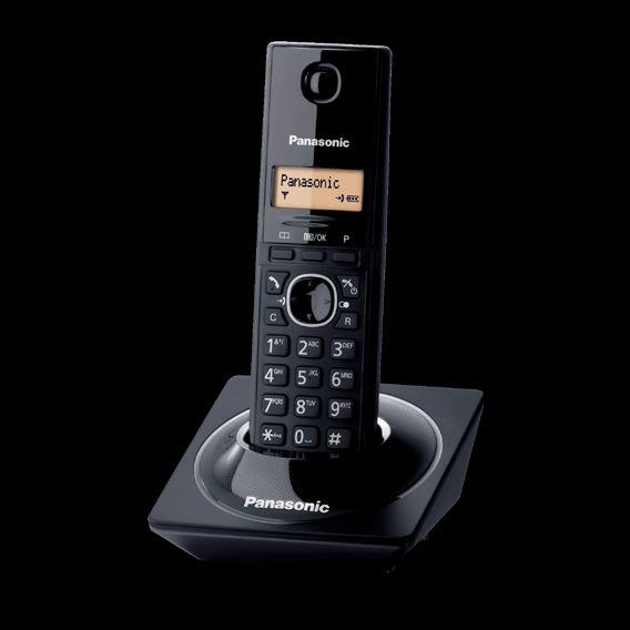 Actual product image Panasonic KX-TG1711FXB Cordless phone, Black
