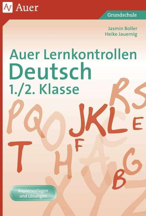Produktbild Lernkontrollen Deutsch 1./2. Klasse (Deutsch, Heike Jauernig, Jasmin Boller, 2015)