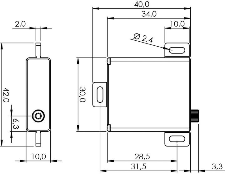Produktbild Hitec Midi-Servo HS-5125MG Digital-S