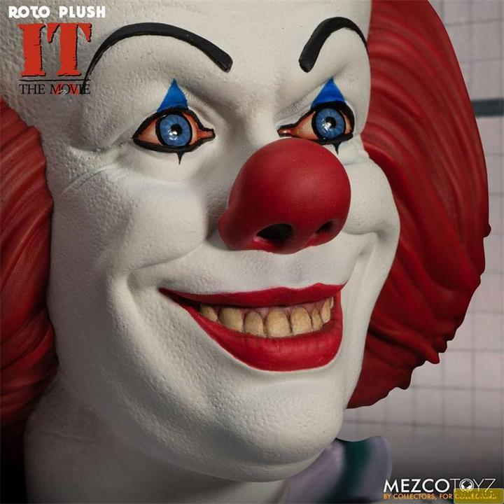 Image du produit Mezco Toys Stephen Kings It 1990 MDS Roto Plush Doll Pennywise 46 cm
