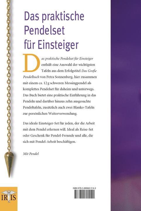 Immagine prodotto Das praktische Pendel-Set für Einsteiger (Tedesco, Petra Sonnenberg, 2016)