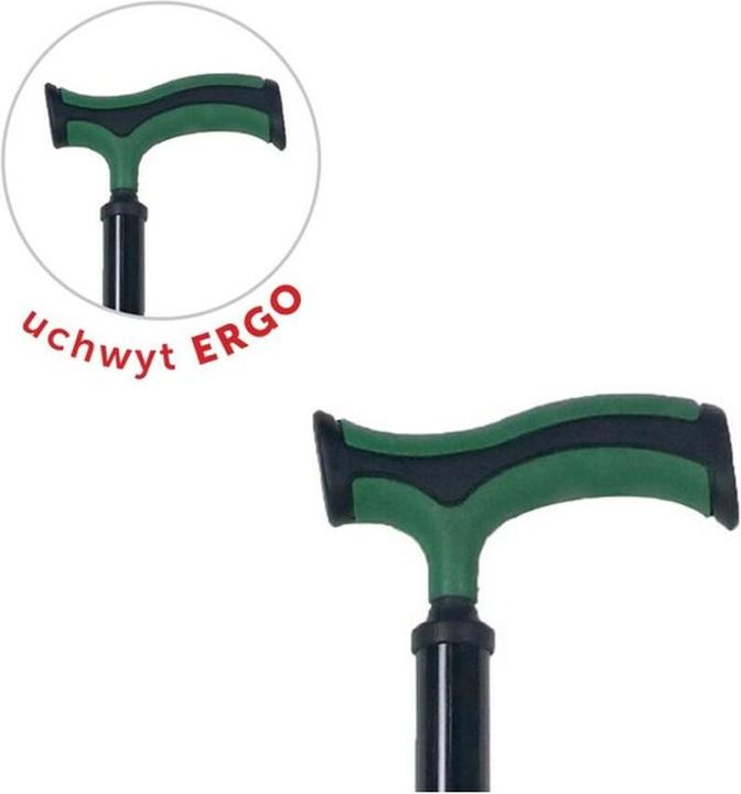 Image du produit ARmedical Laska inwalidzka aluminiowa z miękkim uchwytem - czarna AR-014E