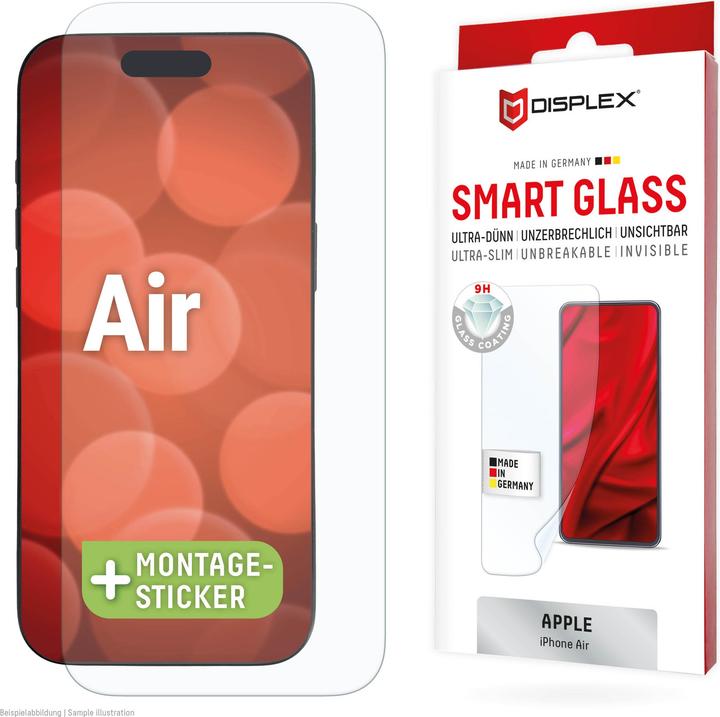 Produktbild Displex Smart Glass, Displayschutzfolie (1 Stk., Apple iPhone Air)