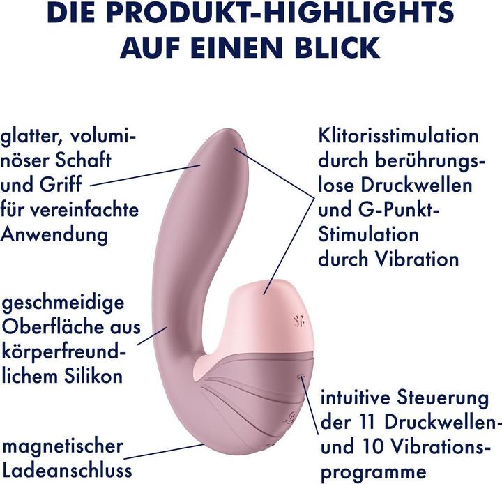 Produktbild Satisfyer Insertable Double Air Pulse Vibrator Supernova