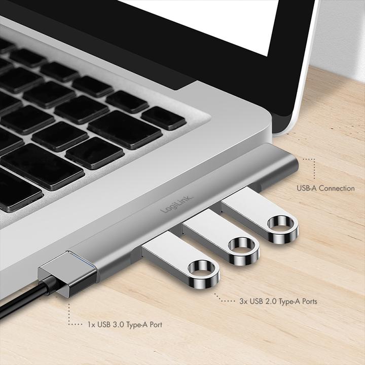 Immagine prodotto LogiLink UA0436 (USB-A, 4 porte)