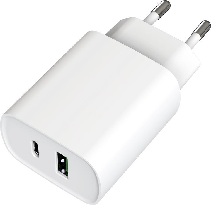 Actual product image LMP USB Wall Charger Dual Port USB-A / USB-C 18W (18 W)
