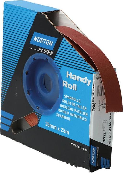 Actual product image Norton Economy roll R222 25mmx25m P240 (P240)