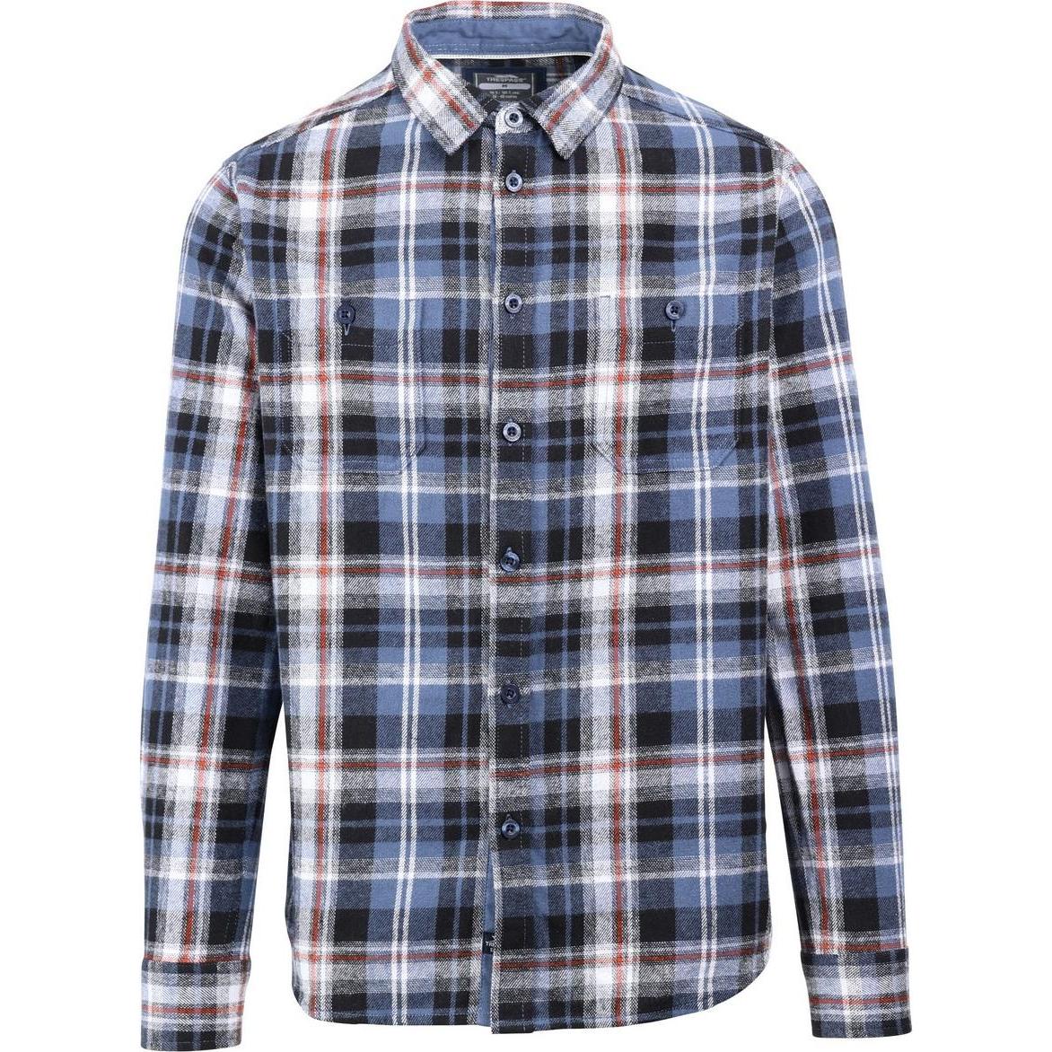 Trespass, Herren, Hemd, ZALAH Herren - Langarmhemd, Blau, (L)