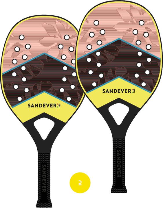 Actual product image Decathlon Beach tennis racket set for beginners