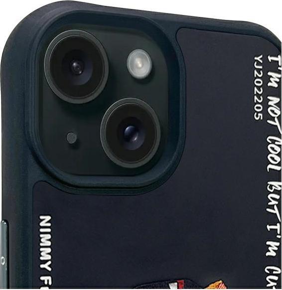 Produktbild Audi Nimmy case iPhone 15 6.1" black Glasses Cool Cat (Apple iPhone 15)