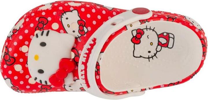 Actual product image Crocs K's HelloKittyRed Classic Clog (28)