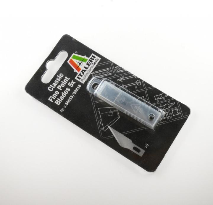 Italeri Replacement blades pointed (5)