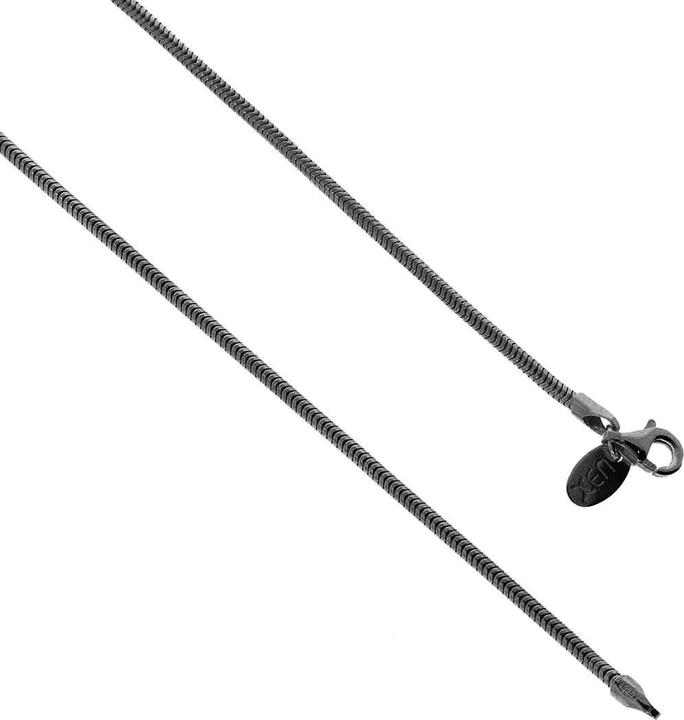 Immagine prodotto Xen Catena a serpente lunga 42 cm in argento 925 rodiato nero (Argento 925, 42 cm)