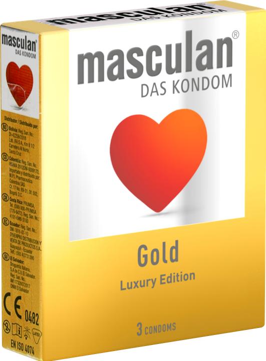 Masculan Kondome "Gold" (3 Stk.)