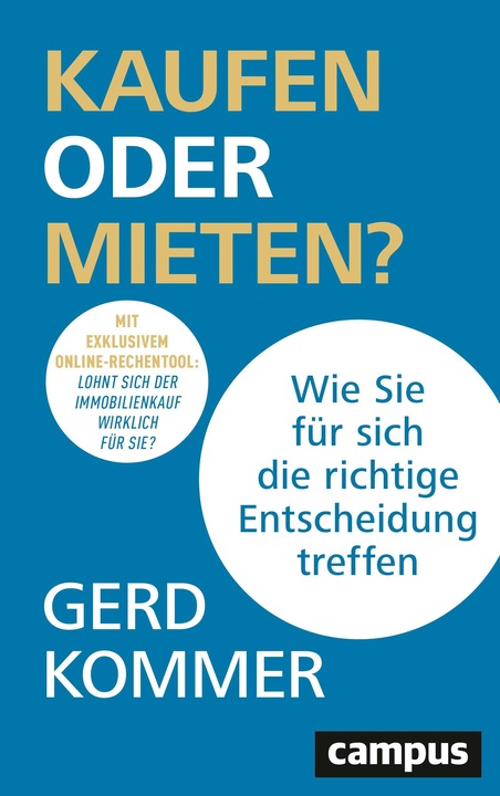 Produktbild Kaufen oder mieten? (Deutsch, Gerd Kommer, 2021)
