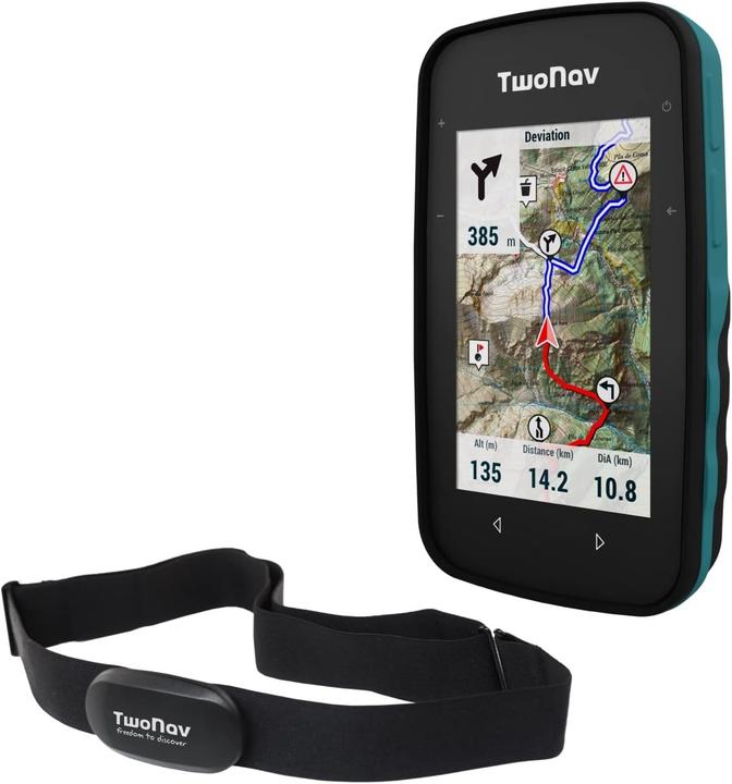 Produktbild TwoNav GPS Cross Plus Heart Rate Monitor - Multisport Cycling MTB Hiking Trekking Compact Light (3.20")