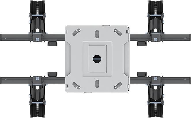 Actual product image Multibrackets Ceiling bracket 2x, 32"-75", white, VESA 100 x