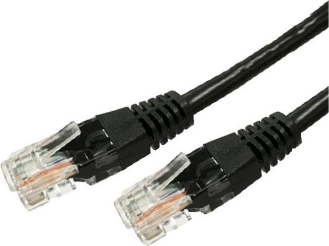 Actual product image Lenovo Cable Patchcord miedziany kat.6 RJ45 UTP 1m. czarny- paczka 10 sztuk (UTP, CAT6, 1 m)