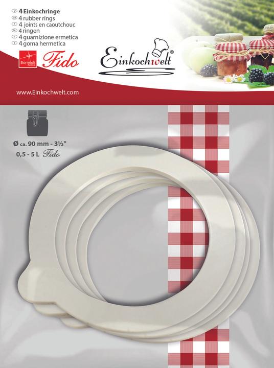 Einkochwelt Rubber Rings (4 pcs.)