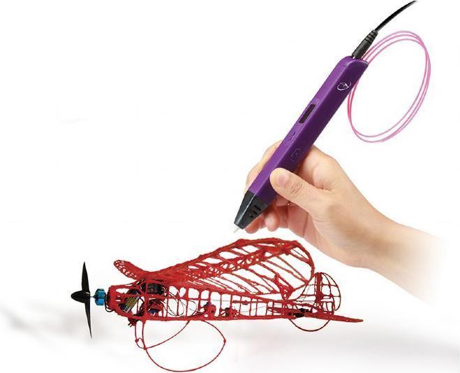 Actual product image Gembird 3D printing pen for ABS/PLA filament. OLED screen (Pen)