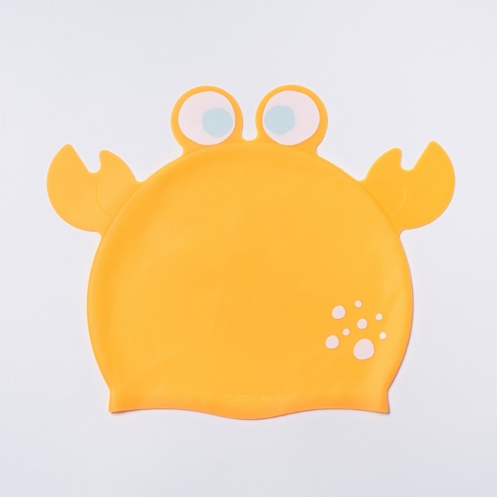 Actual product image Konjac Sponge SUNNYLIFE Sonny the Creature czepek basenowy Shaped Neon Orange