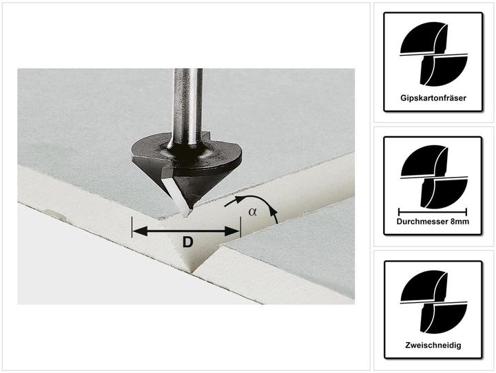 Produktbild Festool Gipskartonfräser HW S8 D32/90°