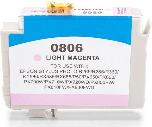 Actual product image Hermex Compatible Ink Cartridge Epson T0807 C13T08074010 (C, FC, LC, LM, M, Y)