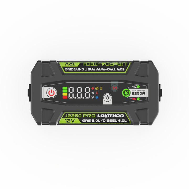 Image du produit Lokithor J2250 Pro 12V LIFEPO4 Jump Starter 2250 Amps (2250 A)