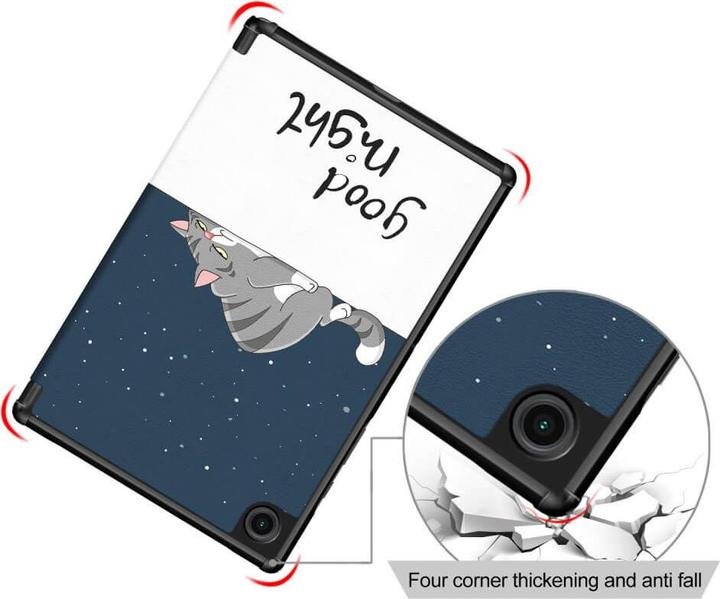Productafbeelding Cover-Discount Galaxy Tab A7 Lite - Drievoudige Smart Case Goedenacht (Galaxy Tab A7 Lite)