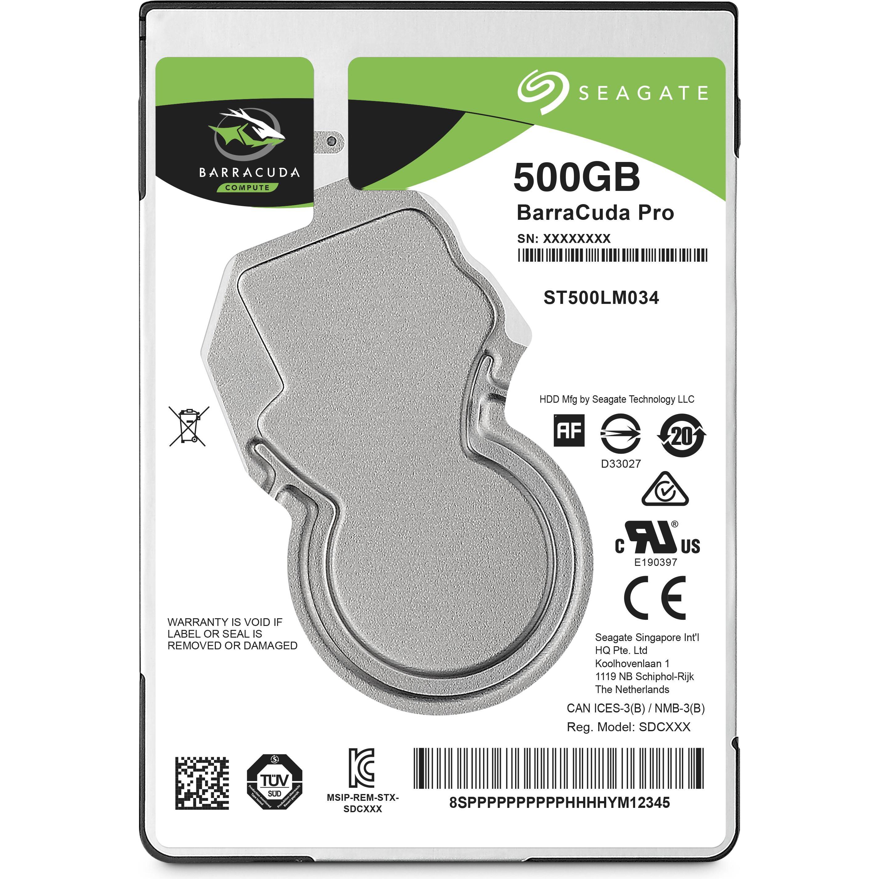 Thumbnail - Seagate BarraCuda Pro (0.50 TB, 2.5", SMR), Festplatte