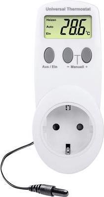 Actual product image Renkforce Room thermostat intermediate plug -40 to 99 °C UT300