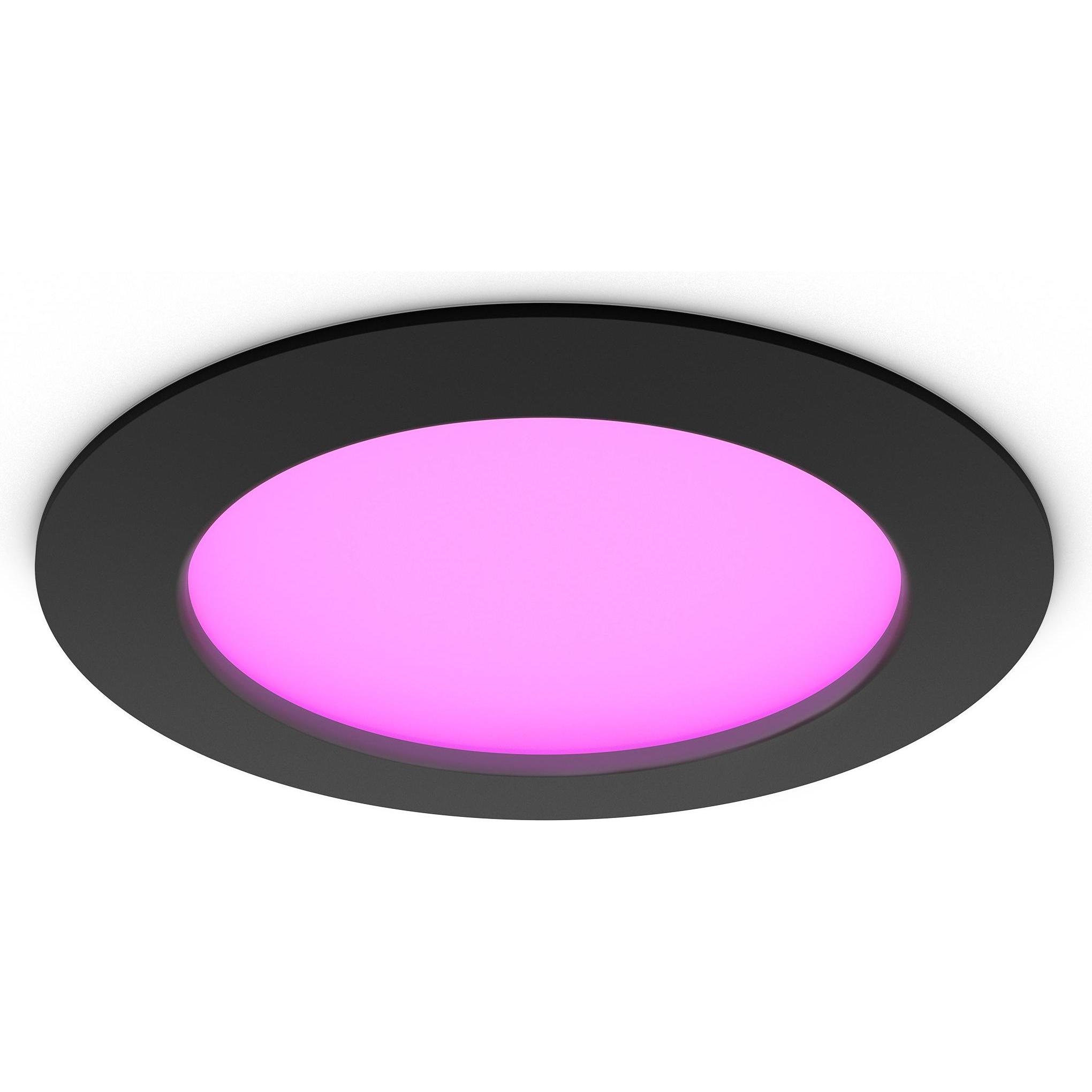 Philips Hue, Wandleuchte + Deckenleuchte, White & Color Ambiance Slim Recessed (1200 lm)