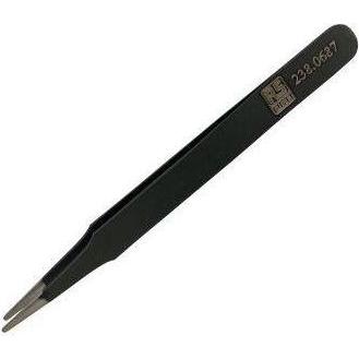RS PRO 2AESD Austenitstahl Pinzette, 120 mm, Spitz (2380687)