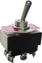 Produktbild Velleman Maxi Toggle Switch Dpdt On-On 5A/250V