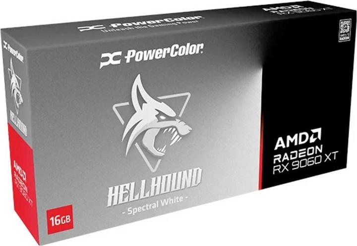Productafbeelding Powercolor Radeon RX 9060 XT Hellhound Spectral White (16 GB)