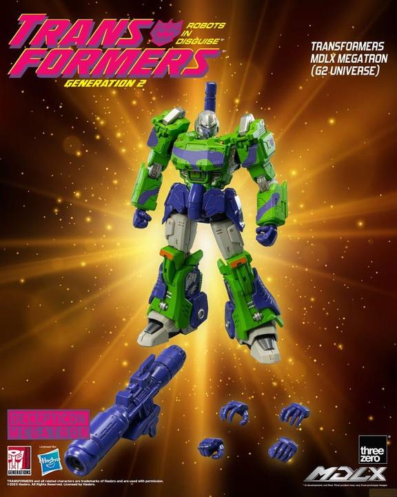 Produktbild ThreeZero Transformers MDLX Actionfigur Megatron (G2 Universe) 18 cm