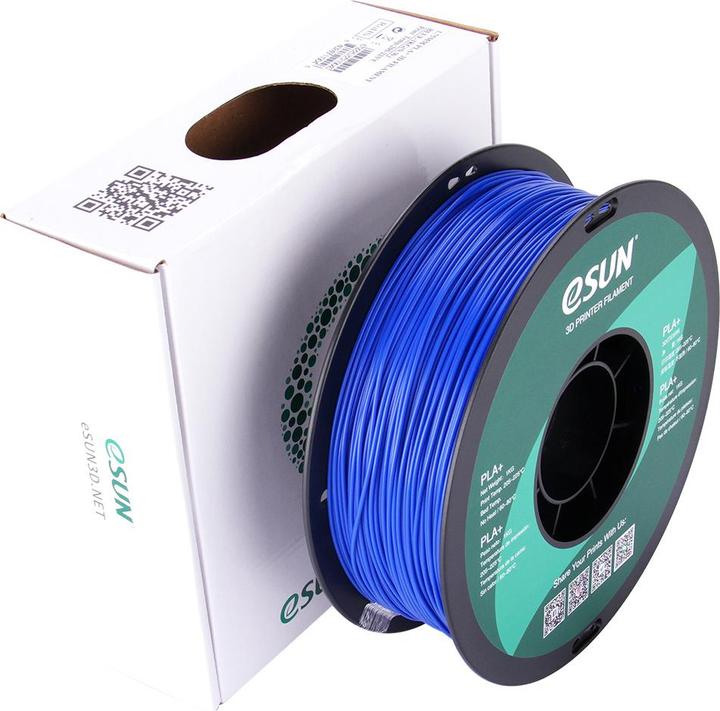 Immagine prodotto eSUN PLA+ 1,75mm Blu 1Kg (PLA+, 1.75 mm, 1000 g, Blu)
